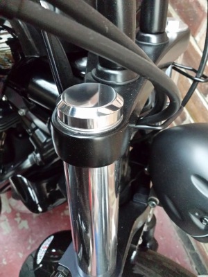 THUNDERBIRD FORK CAPS from Triumph Custom Parts